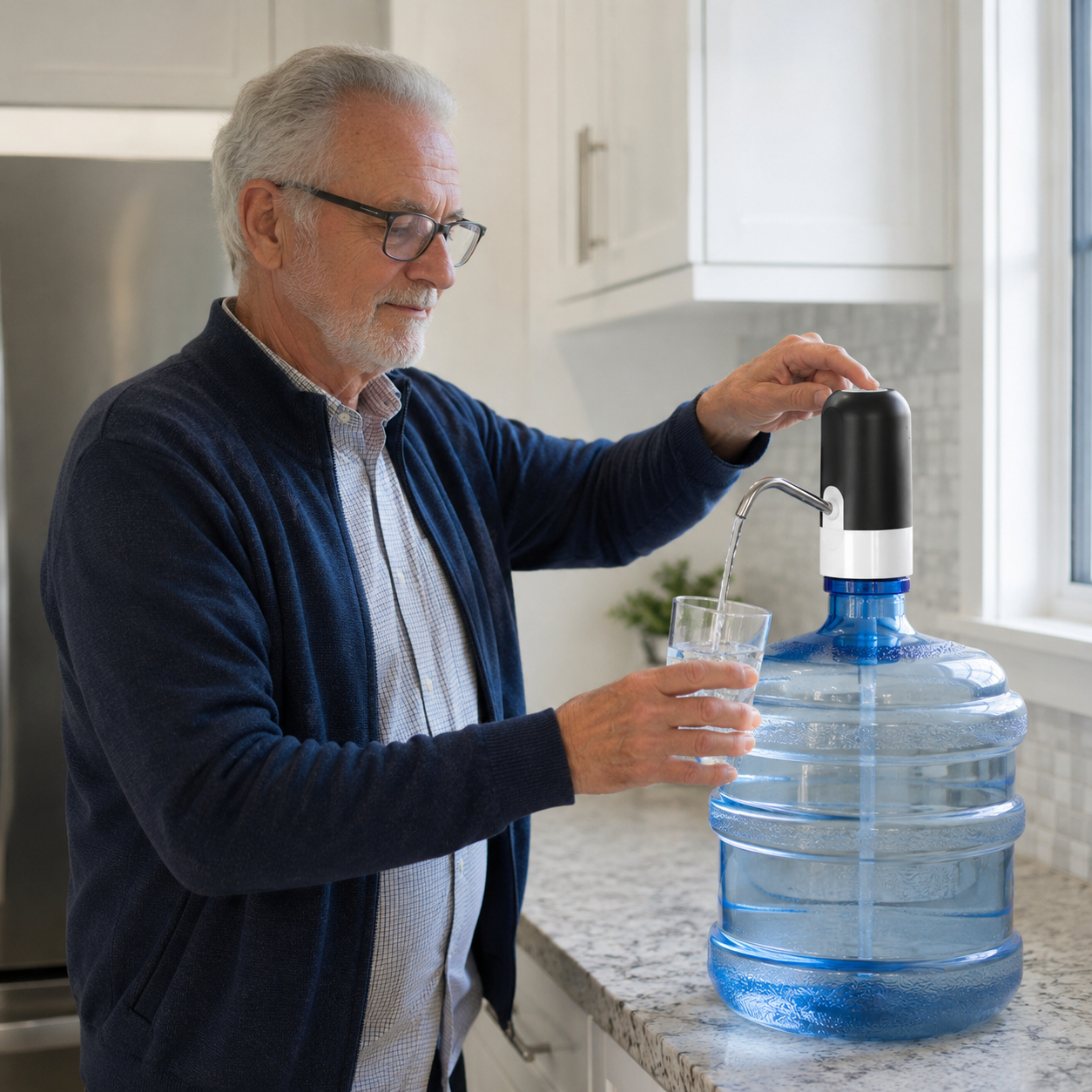 Dispensador de Agua Automático Portátil -  Para Botella de Galón Universal